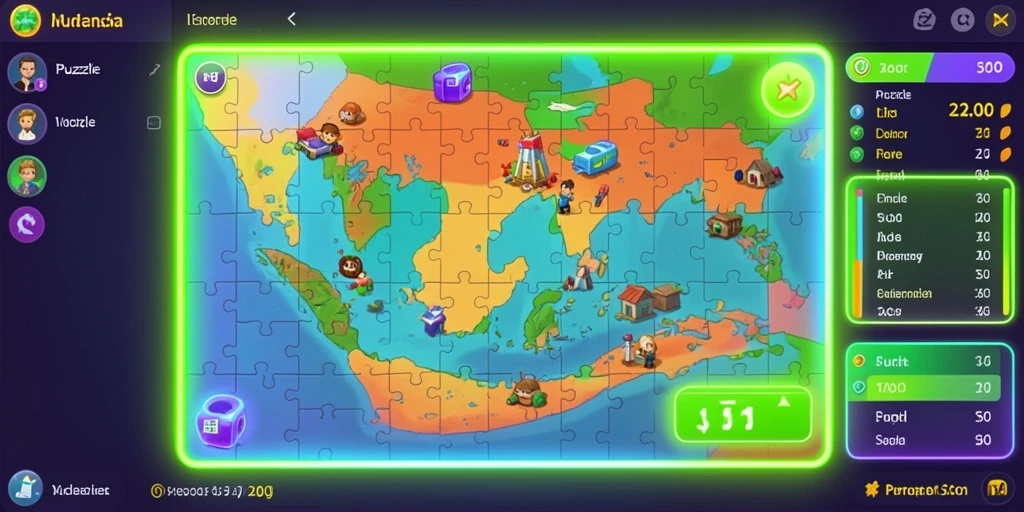 Screenshot 3 memperlihatkan sistem hadiah yang menarik di dalam game.