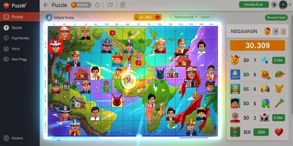 Tantangan level yang menarik dan penuh strategi.