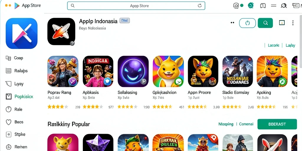 Menu interaksi sosial yang mudah diakses.